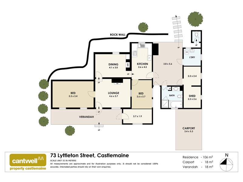 73 Lyttleton Street, Castlemaine VIC 3450 Floorplan