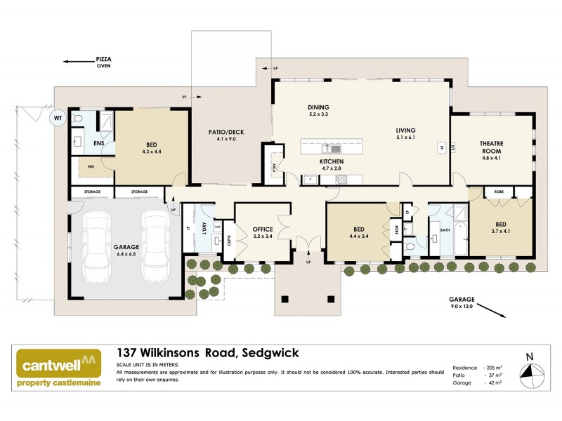 137 Wilkinsons Rd, Sedgwick VIC 3551 Floorplan