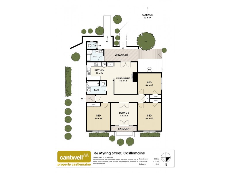 36 Myring Street, Castlemaine VIC 3450 Floorplan