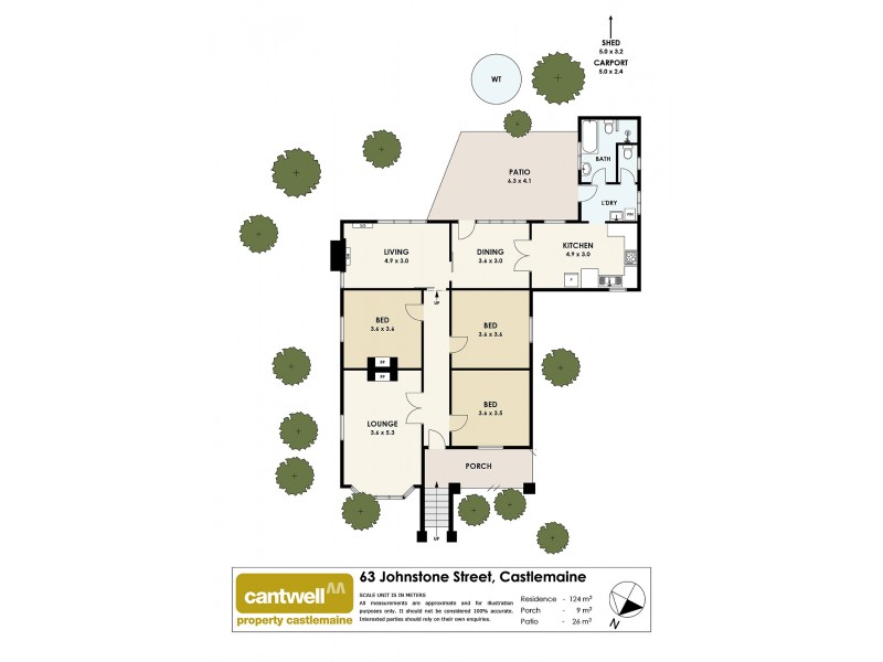 63 Johnstone Street, Castlemaine VIC 3450 Floorplan