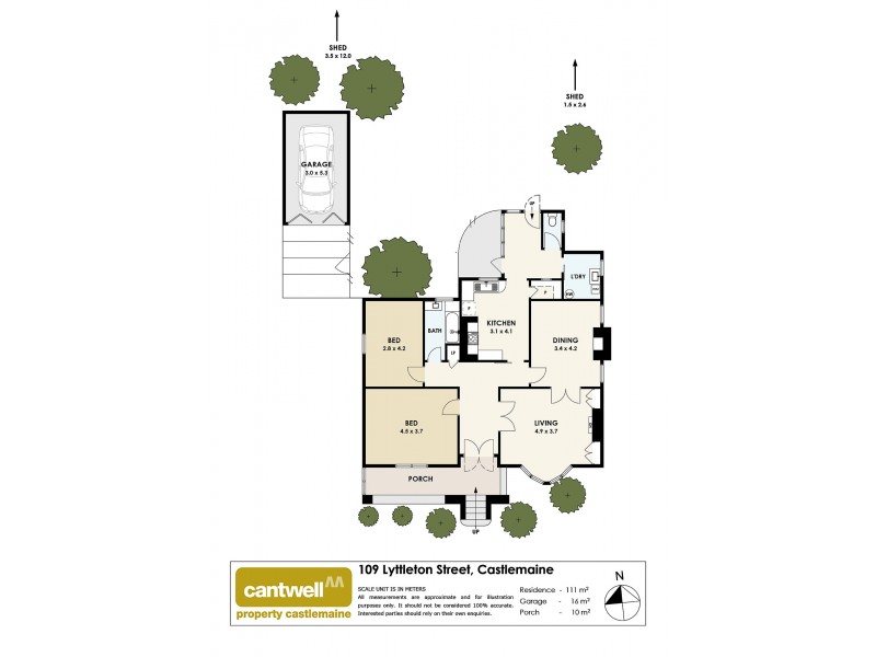 109 Lyttleton Street, Castlemaine VIC 3450 Floorplan
