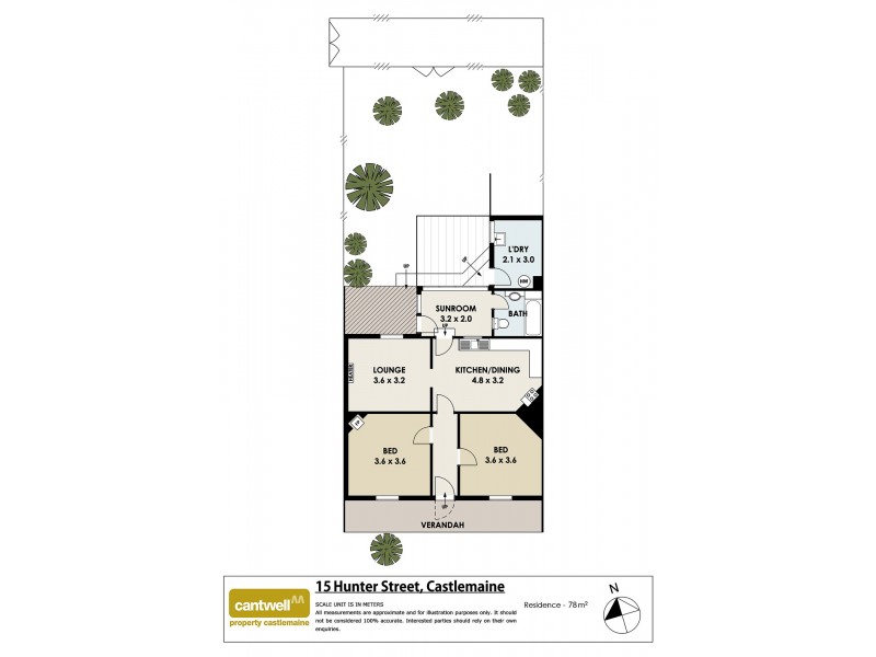 15 Hunter Street, Castlemaine VIC 3450 Floorplan