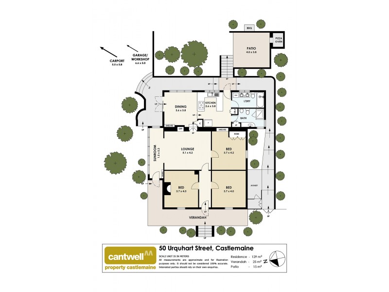 50 Urquhart Street, Castlemaine VIC 3450 Floorplan