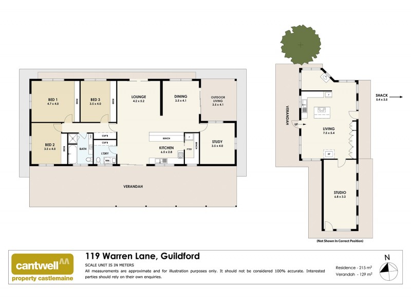 119 Warren Lane, Guildford VIC 3451 Floorplan