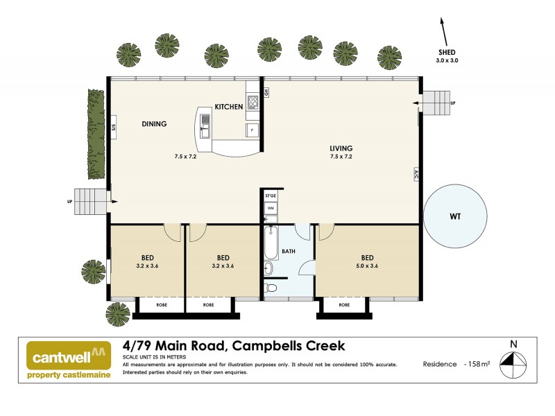 4/79 Main Road, Campbells Creek VIC 3451 Floorplan