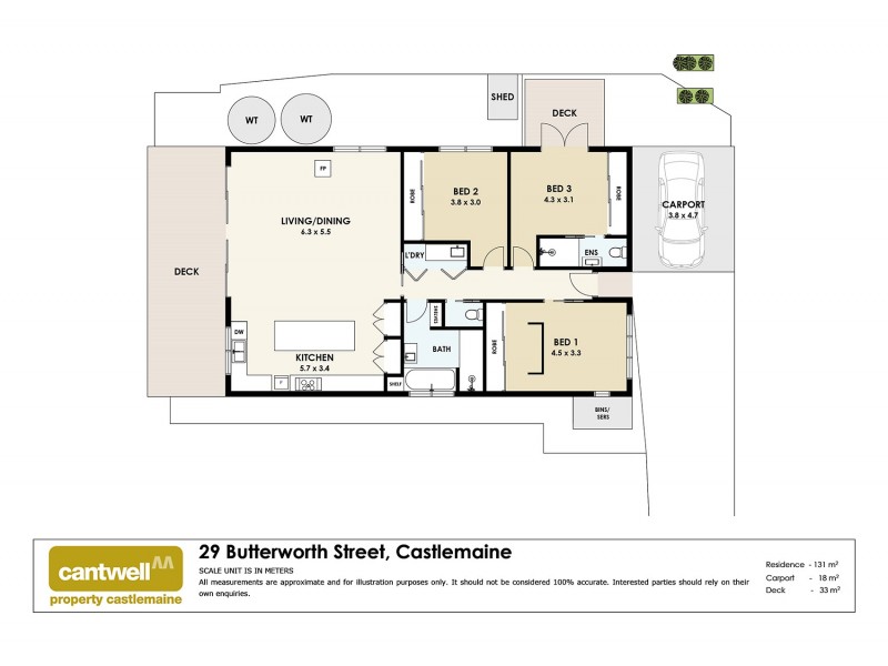 29 Butterworth Street, Castlemaine VIC 3450 Floorplan