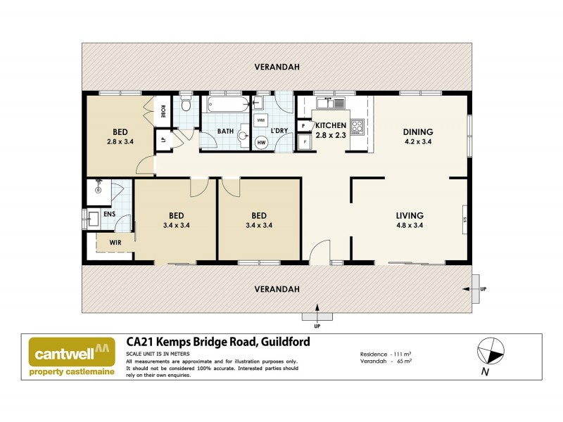 CA21 Kemps Bridge Road, Guildford VIC 3451 Floorplan