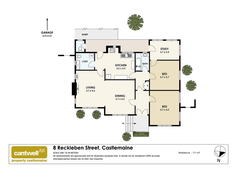8 Reckleben Street, Castlemaine VIC 3450 Floorplan