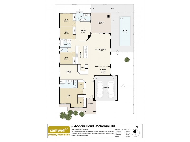 5 Acacia Court, Mckenzie Hill VIC 3451 Floorplan