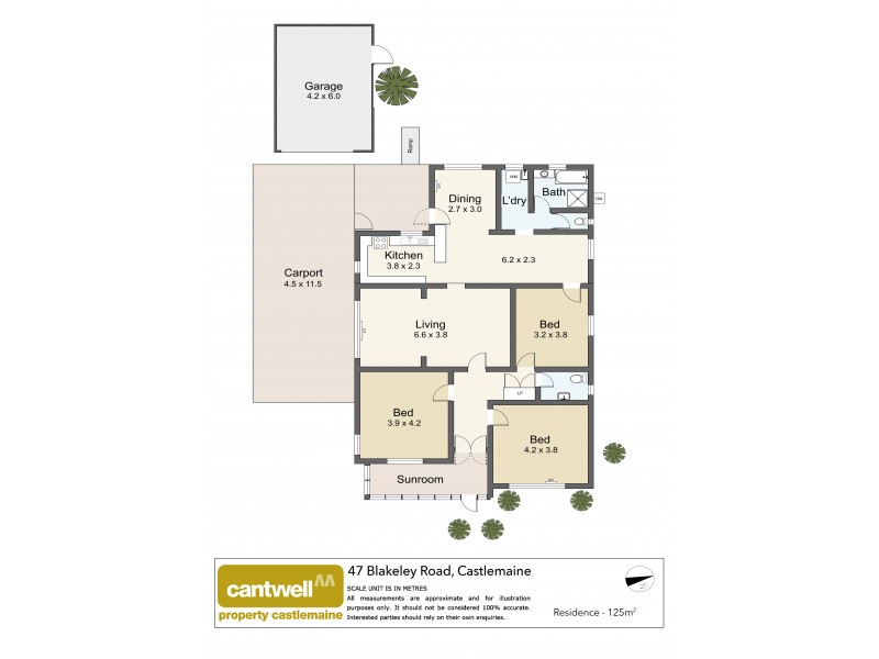 47 Blakeley Road, Castlemaine VIC 3450 Floorplan