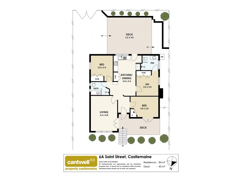 6A Saint Street, Castlemaine VIC 3450 Floorplan