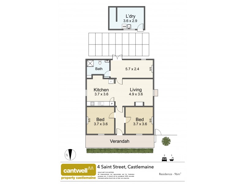 4 Saint Street, Castlemaine VIC 3450 Floorplan