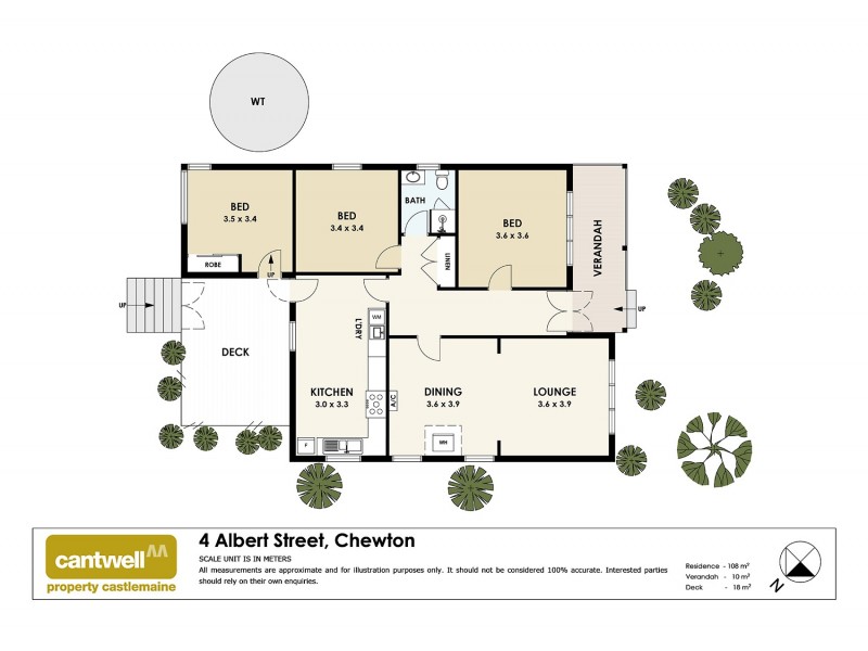 4 Albert Street, Chewton VIC 3451 Floorplan