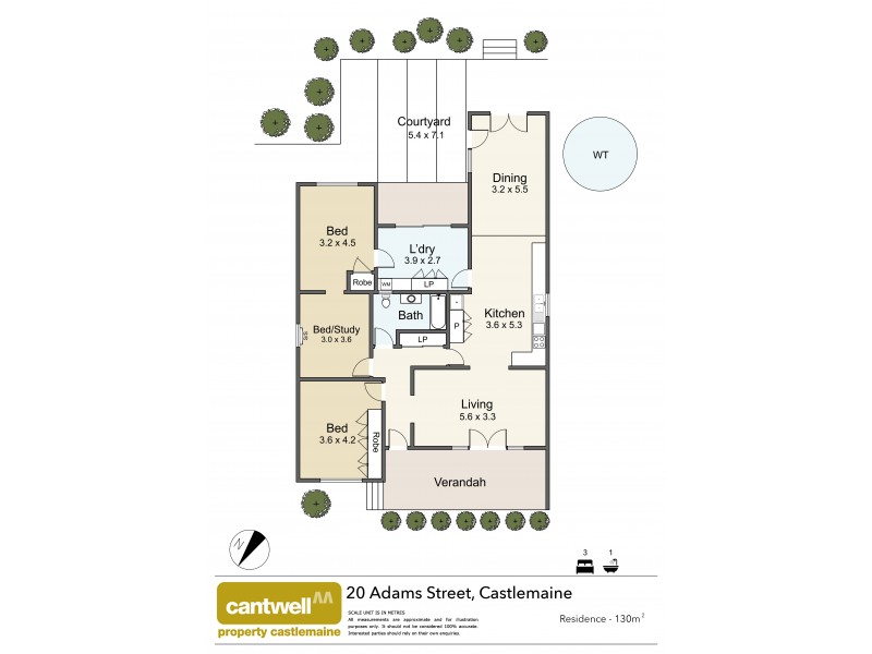 20 Adams Street, Castlemaine VIC 3450 Floorplan