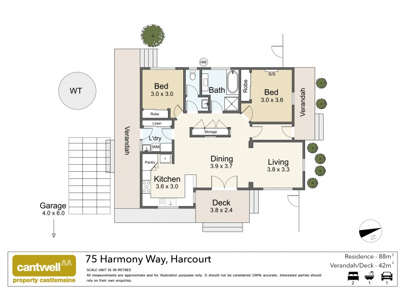 75 Harmony Way, Harcourt VIC 3453 Floorplan