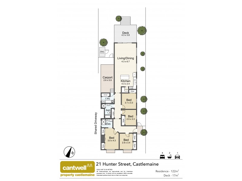 21 Hunter Street, Castlemaine VIC 3450 Floorplan