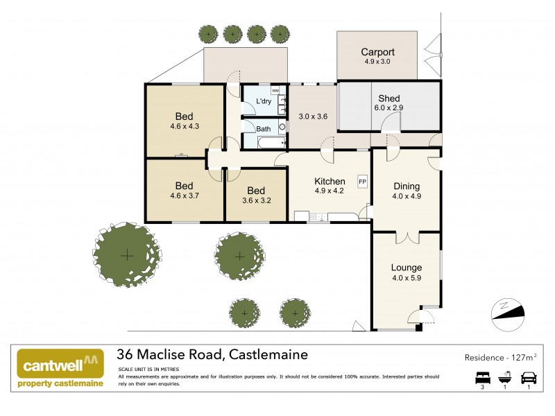 36 Maclise Street, Castlemaine VIC 3450 Floorplan