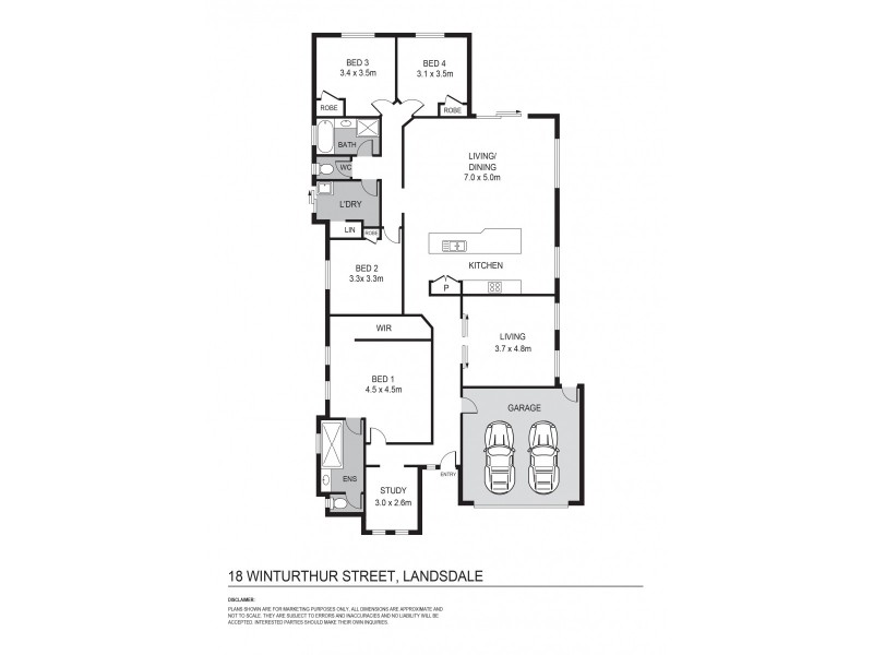 18 Winterthur Street, Landsdale WA 6065 Floorplan