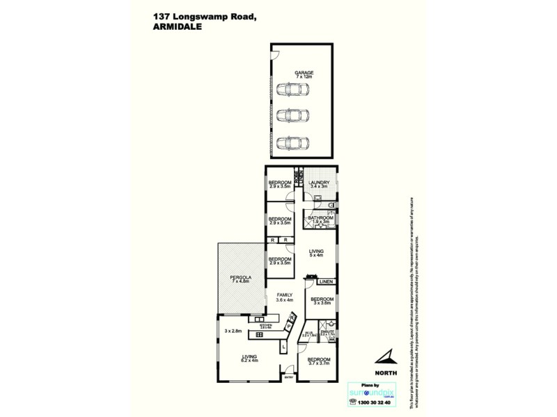 137 Long Swamp Road, Armidale NSW 2350 Floorplan