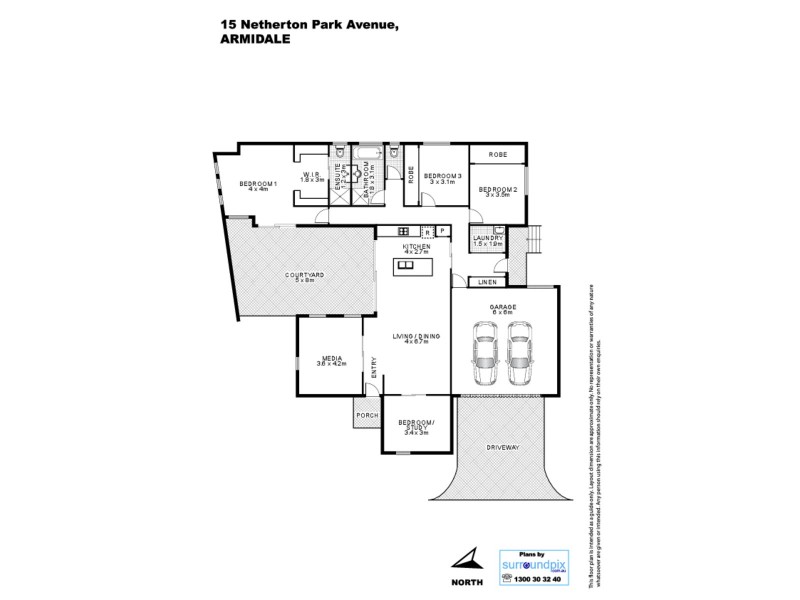 15 Netherton Park Avenue, Armidale NSW 2350 Floorplan