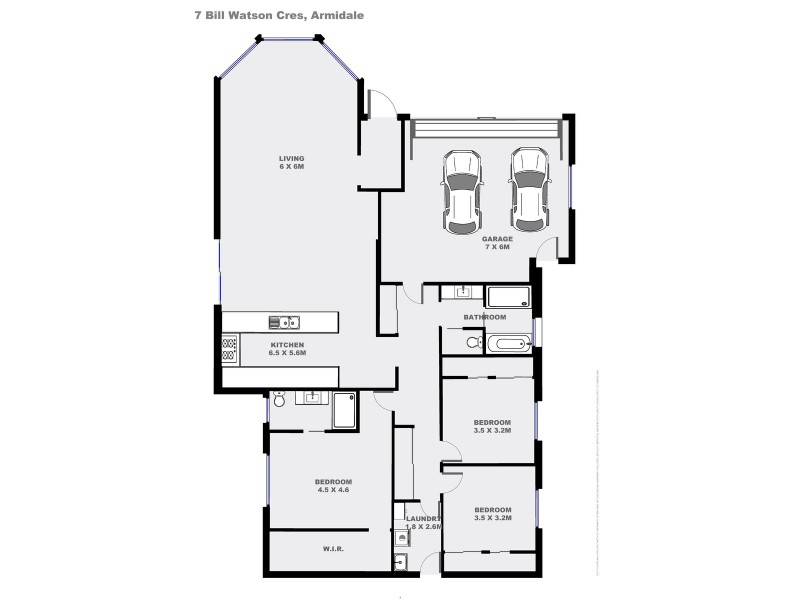 7a Bill Watson Court, Armidale NSW 2350 Floorplan