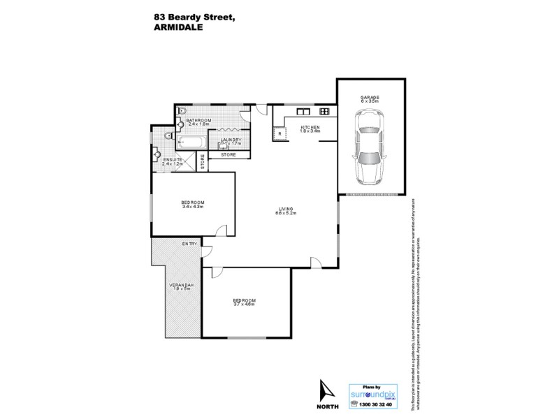 83 Beardy Street, Armidale NSW 2350 Floorplan