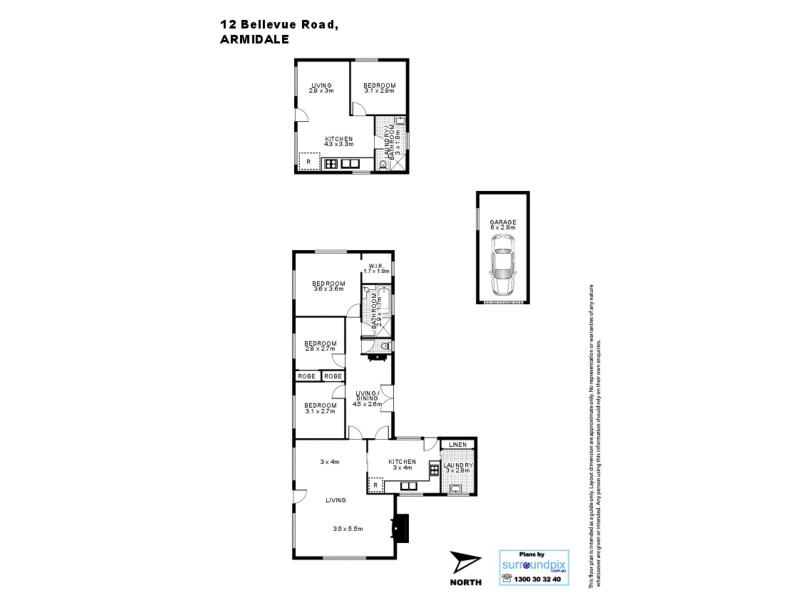 12 Bellevue Road, Armidale NSW 2350 Floorplan