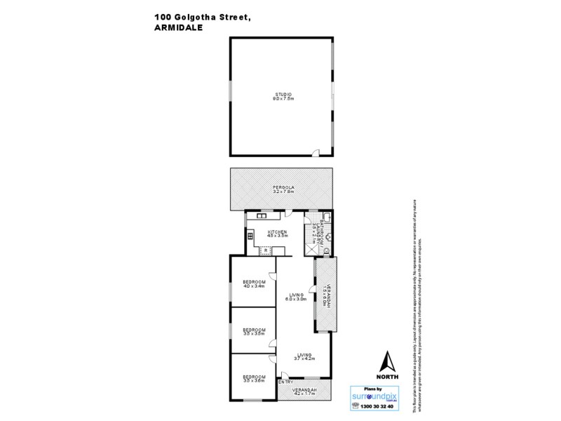 100 Golgotha Street, Armidale NSW 2350 Floorplan