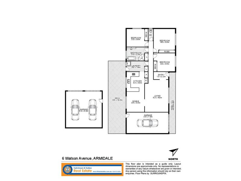 6 Watson Avenue, Armidale NSW 2350 Floorplan