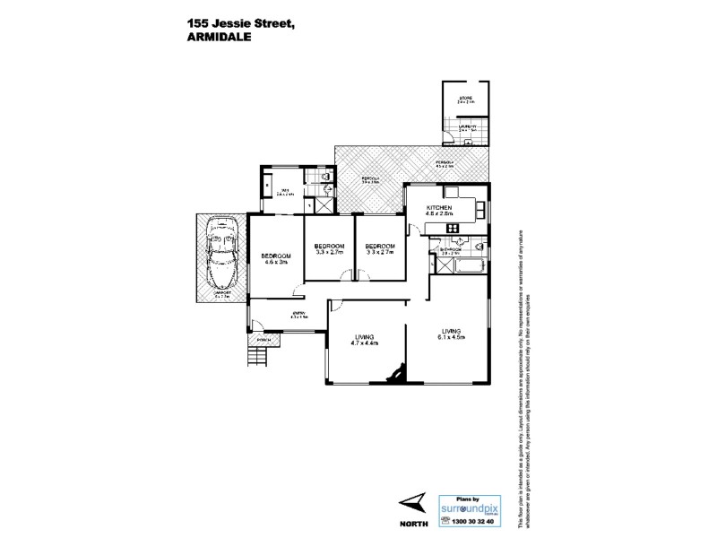 155 Jessie Street, Armidale NSW 2350 Floorplan