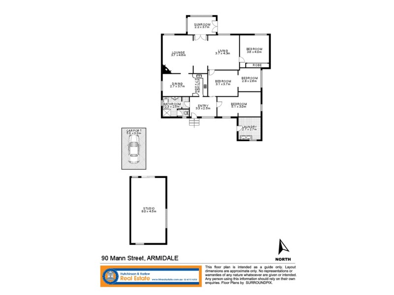 90 Mann Street, Armidale NSW 2350 Floorplan