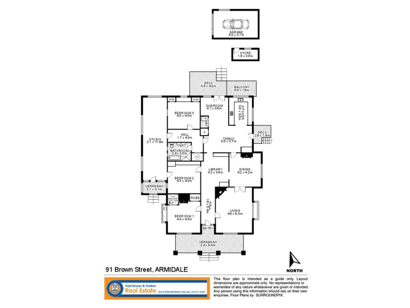 91 Brown Street, Armidale NSW 2350 Floorplan