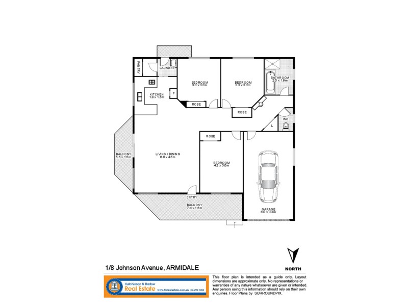 1/8 Johnson Avenue, Armidale NSW 2350 Floorplan