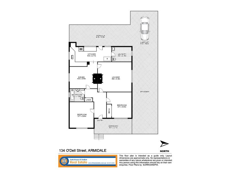 134 O’Dell Street, Armidale NSW 2350 Floorplan