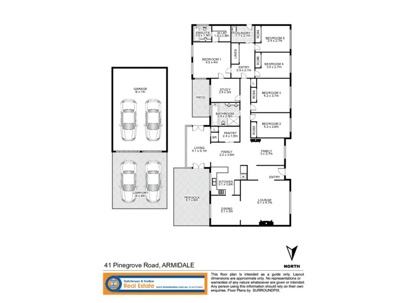 41 Pinegrove Road, Armidale NSW 2350 Floorplan
