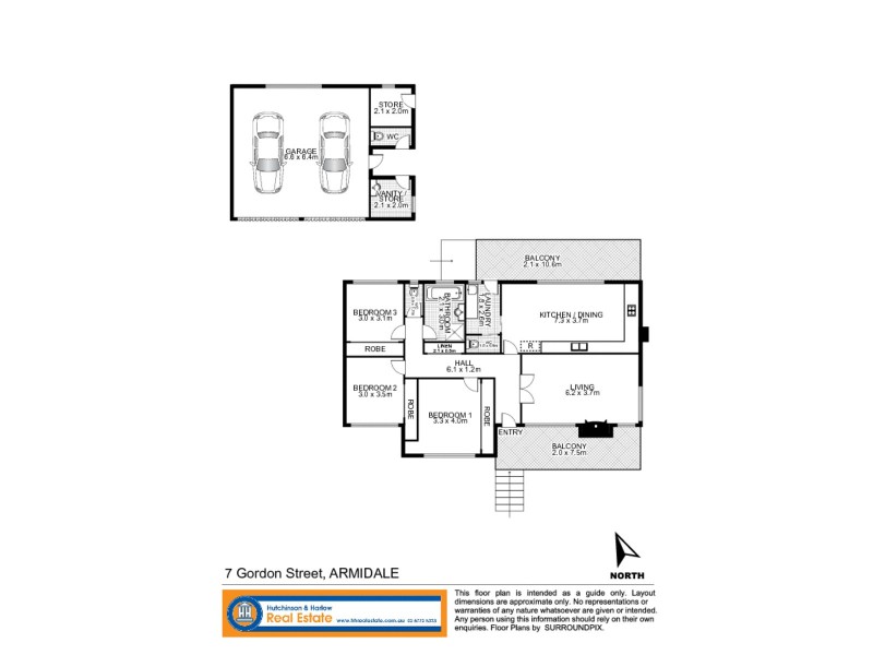 7 Gordon Street, Armidale NSW 2350 Floorplan