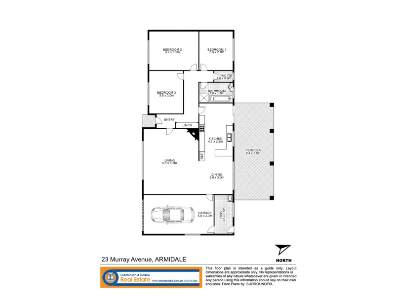 23 Murray  Avenue, Armidale NSW 2350 Floorplan