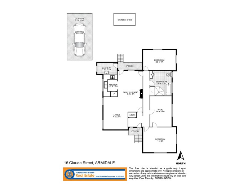 15 Claude Street, Armidale NSW 2350 Floorplan