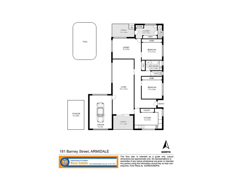 181 Barney Street, Armidale NSW 2350 Floorplan