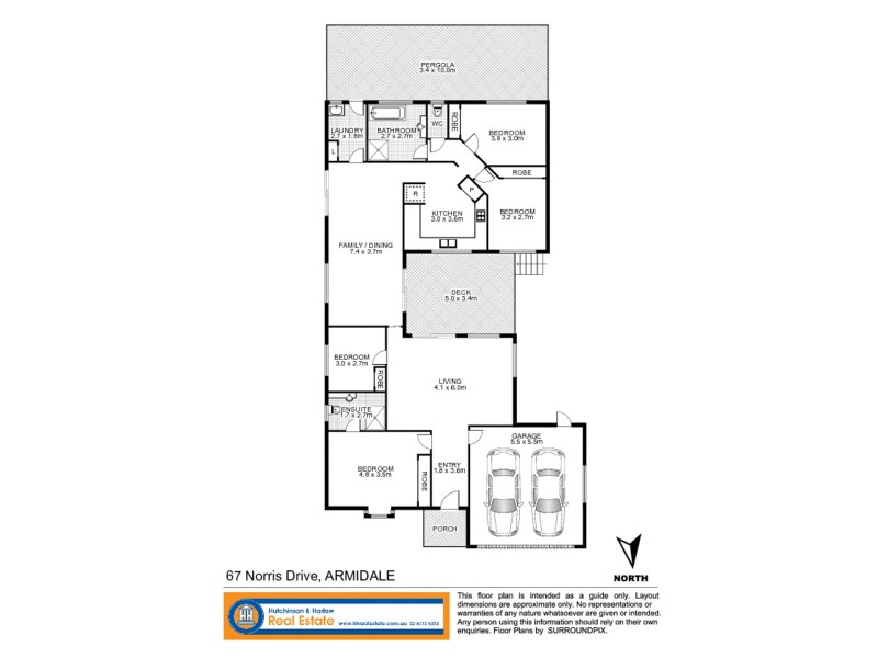 67 Norris Drive, Armidale NSW 2350 Floorplan