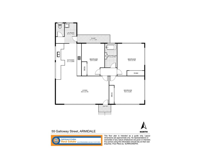 55 Galloway Street, Armidale NSW 2350 Floorplan