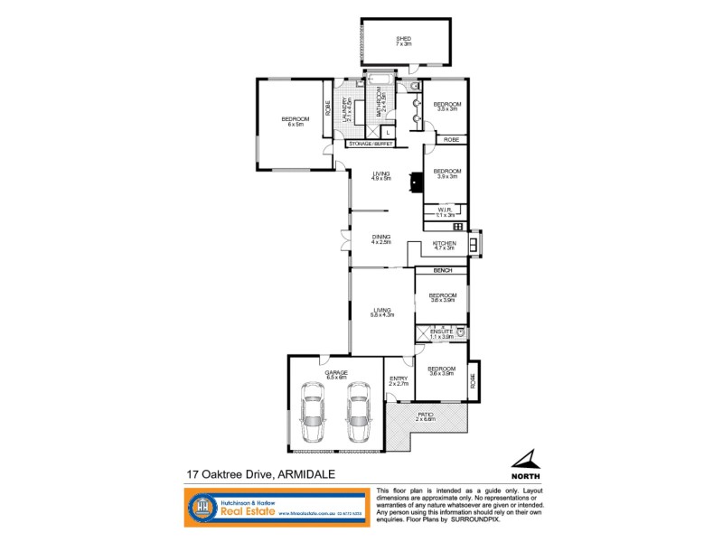 17 Oak Tree Drive, Armidale NSW 2350 Floorplan