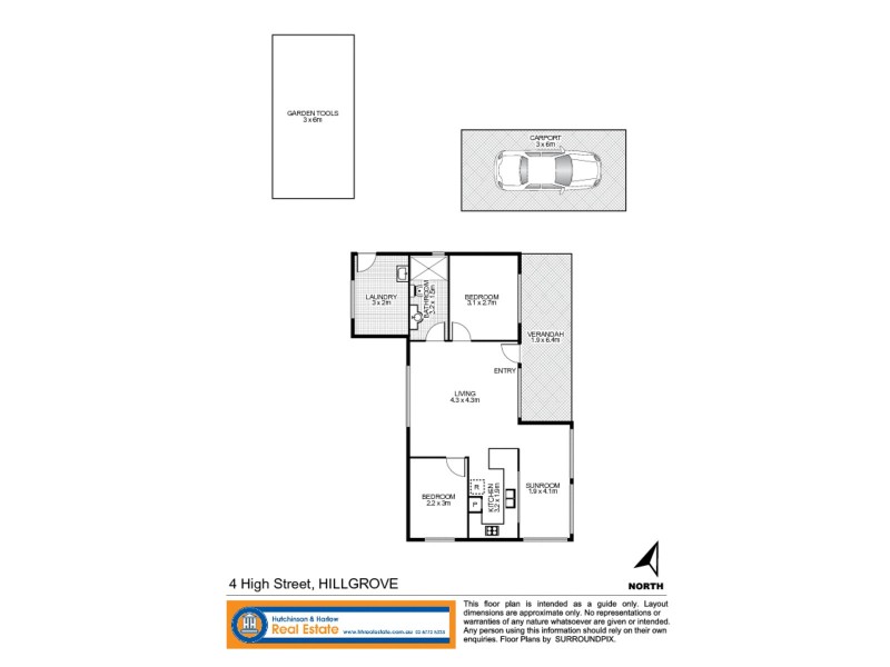 4 High Street, Hillgrove NSW 2350 Floorplan