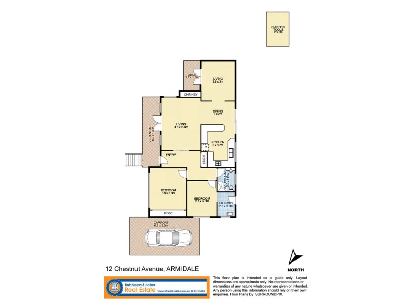 12 Chestnut Avenue, Armidale NSW 2350 Floorplan