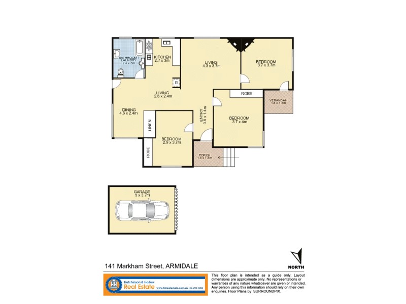 141 Markham Street, Armidale NSW 2350 Floorplan