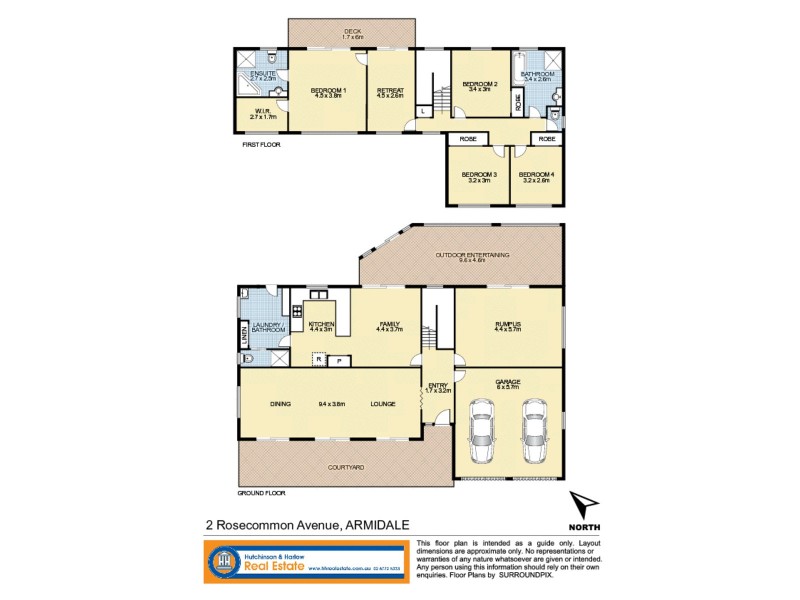 2 Rosecommon Avenue, Armidale NSW 2350 Floorplan