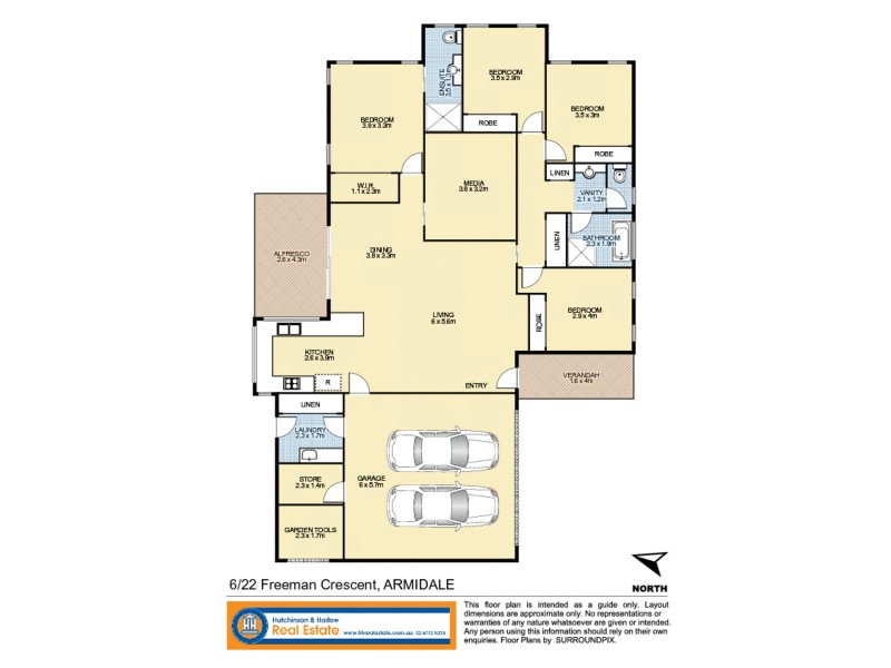 6/22 Freeman Crescent, Armidale NSW 2350 Floorplan