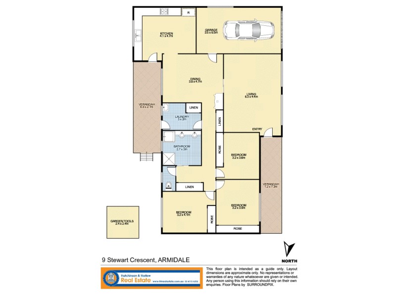 9 Stewart Crescent, Armidale NSW 2350 Floorplan