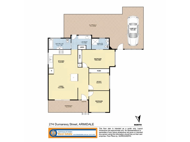 274 Dumaresq Street, Armidale NSW 2350 Floorplan