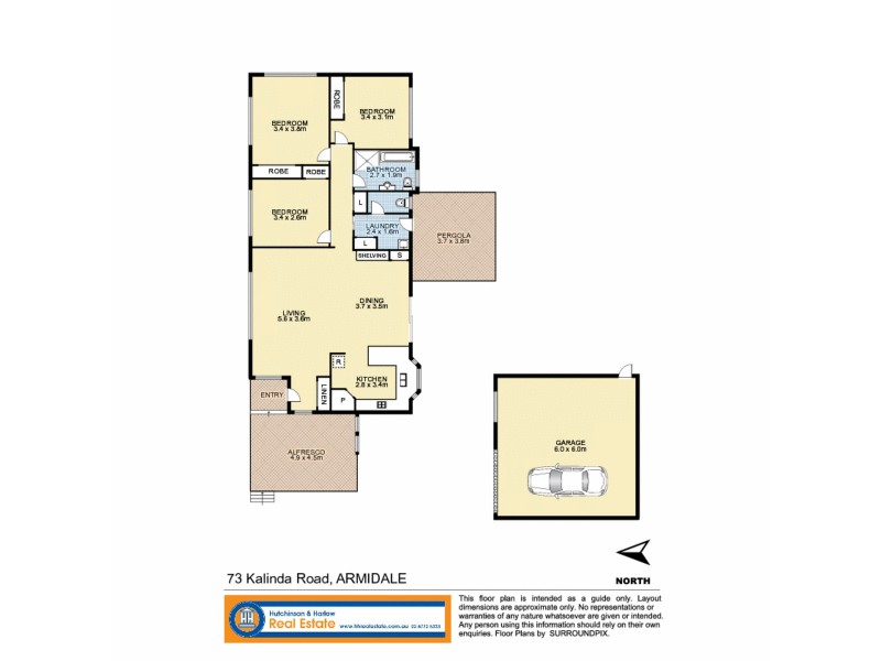 73 Kalinda Road, Armidale NSW 2350 Floorplan
